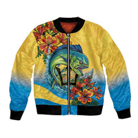 Barbados Mahi-mahi Trident Bomber Jacket - Wonder Print Shop