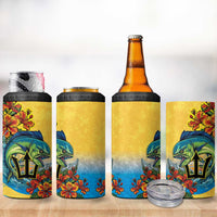 Barbados Mahi-mahi Trident 4 in 1 Can Cooler Tumbler - Wonder Print Shop
