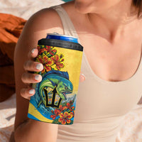 Barbados Mahi-mahi Trident 4 in 1 Can Cooler Tumbler - Wonder Print Shop
