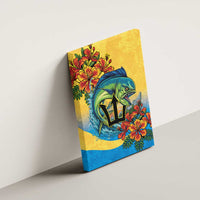 Barbados Mahi-mahi Trident Canvas Wall Art - Wonder Print Shop