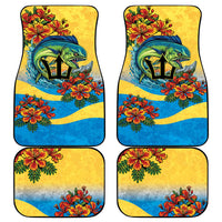 Barbados Mahi-mahi Trident Car Mats - Wonder Print Shop