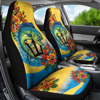 Barbados Mahi-mahi Trident Car Seat Cover - Wonder Print Shop