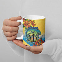 Barbados Mahi-mahi Trident Ceramic Mug - Wonder Print Shop