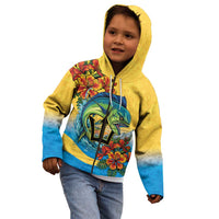 Barbados Mahi-mahi Trident Kid Hoodie - Wonder Print Shop