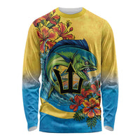 Barbados Mahi-mahi Trident Long Sleeve Shirt - Wonder Print Shop