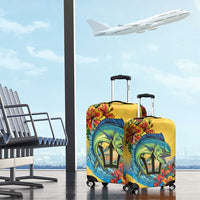 Barbados Mahi-mahi Trident Luggage Cover - Wonder Print Shop