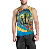 Barbados Mahi-mahi Trident Men Tank Top - Wonder Print Shop