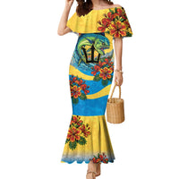 Barbados Mahi-mahi Trident Mermaid Dress - Wonder Print Shop