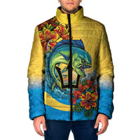 Barbados Mahi-mahi Trident Padded Jacket - Wonder Print Shop