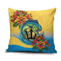 Barbados Mahi-mahi Trident Pillow Cover - Wonder Print Shop