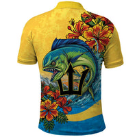 Barbados Mahi-mahi Trident Polo Shirt - Wonder Print Shop