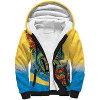Barbados Mahi-mahi Trident Sherpa Hoodie - Wonder Print Shop