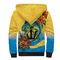 Barbados Mahi-mahi Trident Sherpa Hoodie - Wonder Print Shop