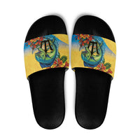 Barbados Mahi-mahi Trident Slide Sandals - Wonder Print Shop