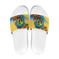 Barbados Mahi-mahi Trident Slide Sandals - Wonder Print Shop