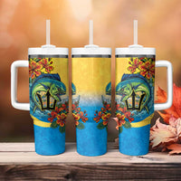 Barbados Mahi-mahi Trident Tumbler With Handle - Wonder Print Shop