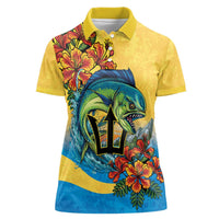 Barbados Mahi-mahi Trident Women Polo Shirt - Wonder Print Shop