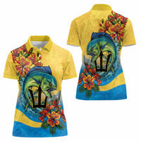 Barbados Mahi-mahi Trident Women Polo Shirt - Wonder Print Shop