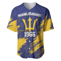 Barbados Pride Est 1966 Baseball Jersey - Wonder Print Shop