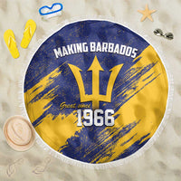 Barbados Pride Est 1966 Beach Blanket - Wonder Print Shop
