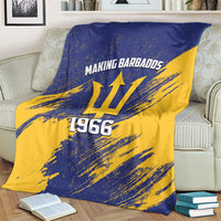 Barbados Pride Est 1966 Blanket - Wonder Print Shop