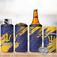 Barbados Pride Est 1966 4 in 1 Can Cooler Tumbler - Wonder Print Shop