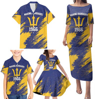Barbados Pride Est 1966 Family Matching Puletasi and Hawaiian Shirt - Wonder Print Shop