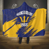 Barbados Pride Est 1966 Hooded Blanket - Wonder Print Shop