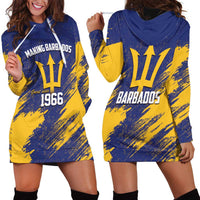 Barbados Pride Est 1966 Hoodie Dress - Wonder Print Shop