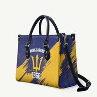 Barbados Pride Est 1966 Leather Bag - Wonder Print Shop