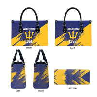 Barbados Pride Est 1966 Leather Bag - Wonder Print Shop