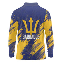 Barbados Pride Est 1966 Long Sleeve Polo Shirt - Wonder Print Shop