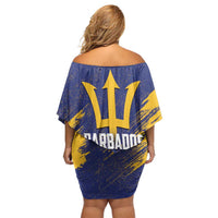 Barbados Pride Est 1966 Off Shoulder Short Dress - Wonder Print Shop