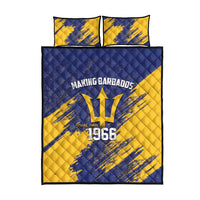 Barbados Pride Est 1966 Quilt Bed Set - Wonder Print Shop