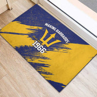 Barbados Pride Est 1966 Rubber Doormat - Wonder Print Shop