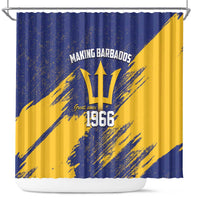 Barbados Pride Est 1966 Shower Curtain - Wonder Print Shop