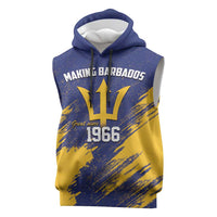 Barbados Pride Est 1966 Sleeveless Hoodie - Wonder Print Shop