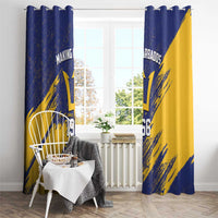 Barbados Pride Est 1966 Window Curtain - Wonder Print Shop