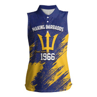 Barbados Pride Est 1966 Women Sleeveless Polo Shirt - Wonder Print Shop