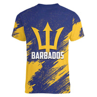 Barbados Pride Est 1966 Women V-Neck T-Shirt - Wonder Print Shop