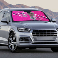 Caribbean Cricket Barbados Personalized Auto Sun Shade Make It Three 2025 is Ours - Wonder Print Shop