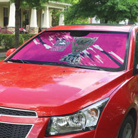 Caribbean Cricket Barbados Personalized Auto Sun Shade Make It Three 2025 is Ours - Wonder Print Shop