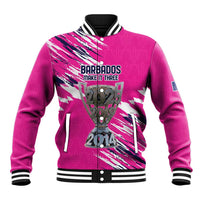 Caribbean Cricket Barbados Personalized Baseball Jacket Make It Three 2025 is Ours - Wonder Print Shop