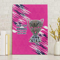Caribbean Cricket Barbados Personalized Canvas Wall Art Make It Three 2025 is Ours - Wonder Print Shop