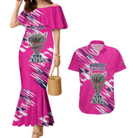 Caribbean Cricket Barbados Personalized Couples Matching Mermaid Dress and Hawaiian Shirt Make It Three 2025 is Ours - Wonder Print Shop