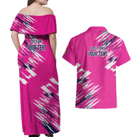 Caribbean Cricket Barbados Personalized Couples Matching Off Shoulder Maxi Dress and Hawaiian Shirt Make It Three 2025 is Ours - Wonder Print Shop