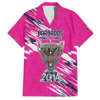 Caribbean Cricket Barbados Personalized Hawaiian Shirt Make It Three 2025 is Ours - Wonder Print Shop