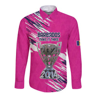 Caribbean Cricket Barbados Personalized Long Sleeve Button Shirt Make It Three 2025 is Ours - Wonder Print Shop
