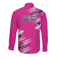 Caribbean Cricket Barbados Personalized Long Sleeve Button Shirt Make It Three 2025 is Ours - Wonder Print Shop