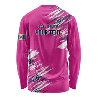 Caribbean Cricket Barbados Personalized Long Sleeve Shirt Make It Three 2025 is Ours - Wonder Print Shop